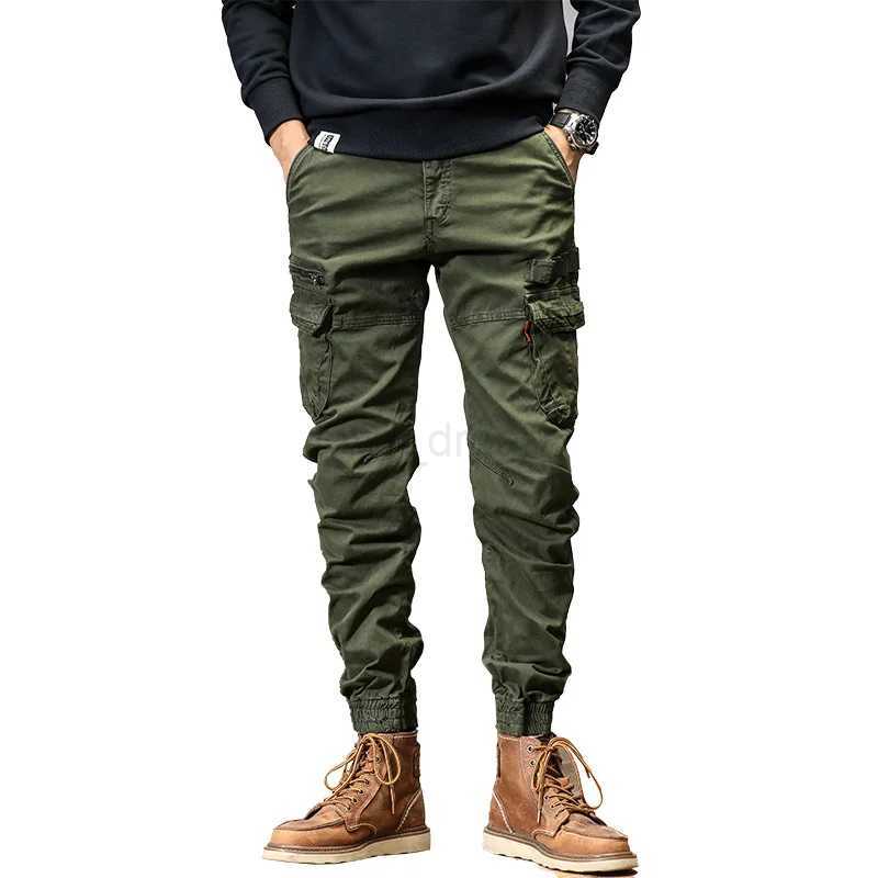 CAAYU Joggers Cargo Pants for Men Casual HipHop Y2k Hit Color Pocket Male Trousers Sweatpants Streetwear Techwear Pants OversizeXJ240813