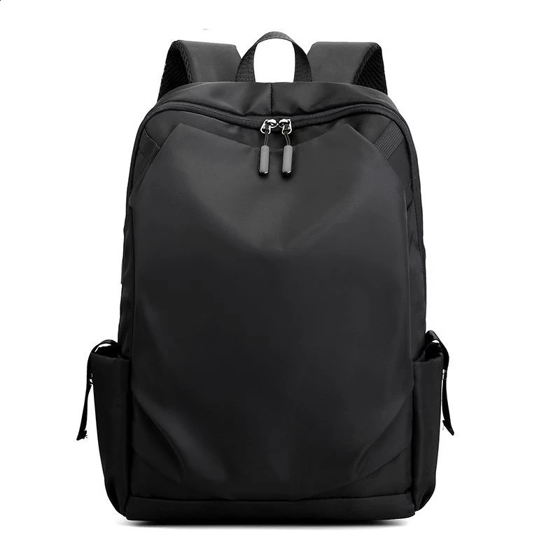 Mens school backpack waterproof nylon USB charging laptop large capacity Rucksack for book travel 240813