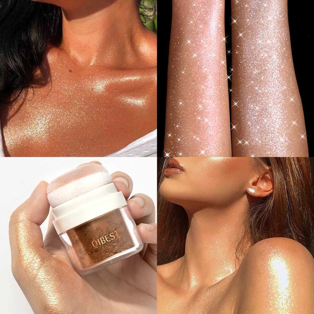 Fashion Highlander Powder Body Shining High Gloss Shining Powder Micro Light Shining Powder Facial Shining Makeup W240812