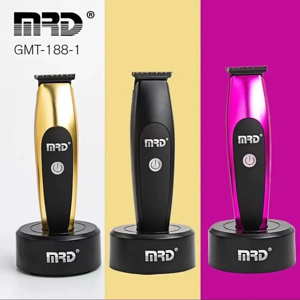MRD Mohda Electric Push Shear GMT-188-1 Small Artillery Carving Trimmer Professional Hairdresser Gradient Shaving 240812