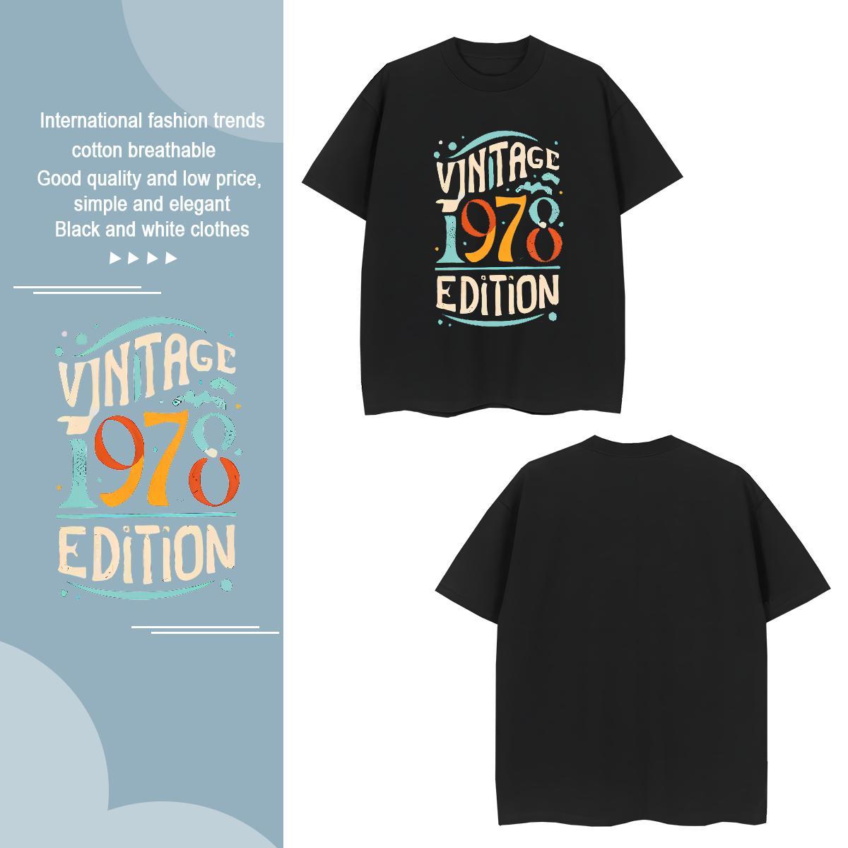 TOP Quality letter T-Shirts Summer Casual Tshirts 230g Pure Cotton Classic Casual Crew Neck Breathable Custom Printed Tops Shirt