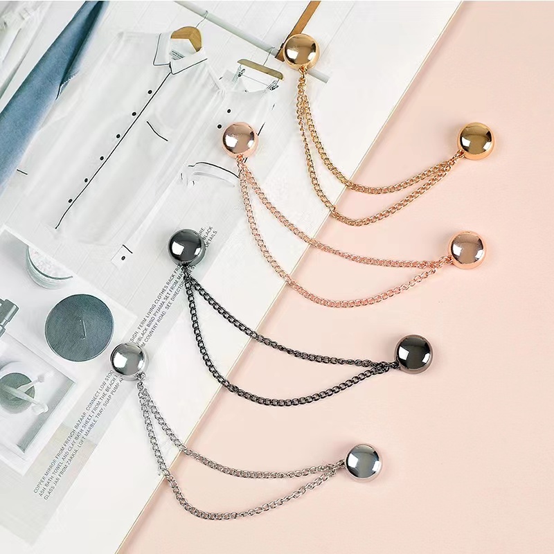 Chain brooch, magnetic buckle scarf scarf headscarf magnetic buckle scarf shawl magnetic buckle brooch decorative accessory