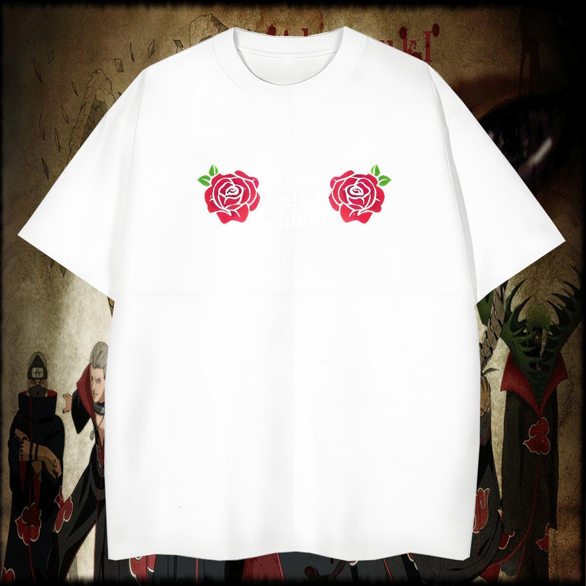 Loose Fit letter T-Shirts for Men Street wear Hip Hop Men Tshirts 230g Cotton DIY Breathable Short Sleeve Cartoon Print Clothes