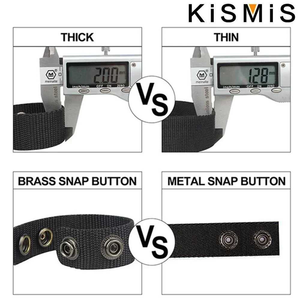 4pcs Multi purpose Belts - Double buckle broadband for outdoor sports adjustable and durable suitable for camping hiking shooting W240807