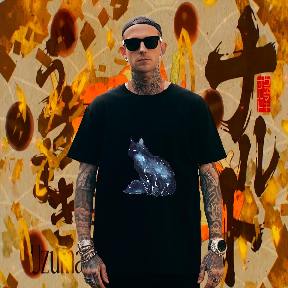 Loose Fit T Shirt For Man cute Breathable Crew Neck Hip Hop Street Custom Print Oversized 100% Cotton 230g Men Clothes T-Shirt 2024 Summer Top Tees