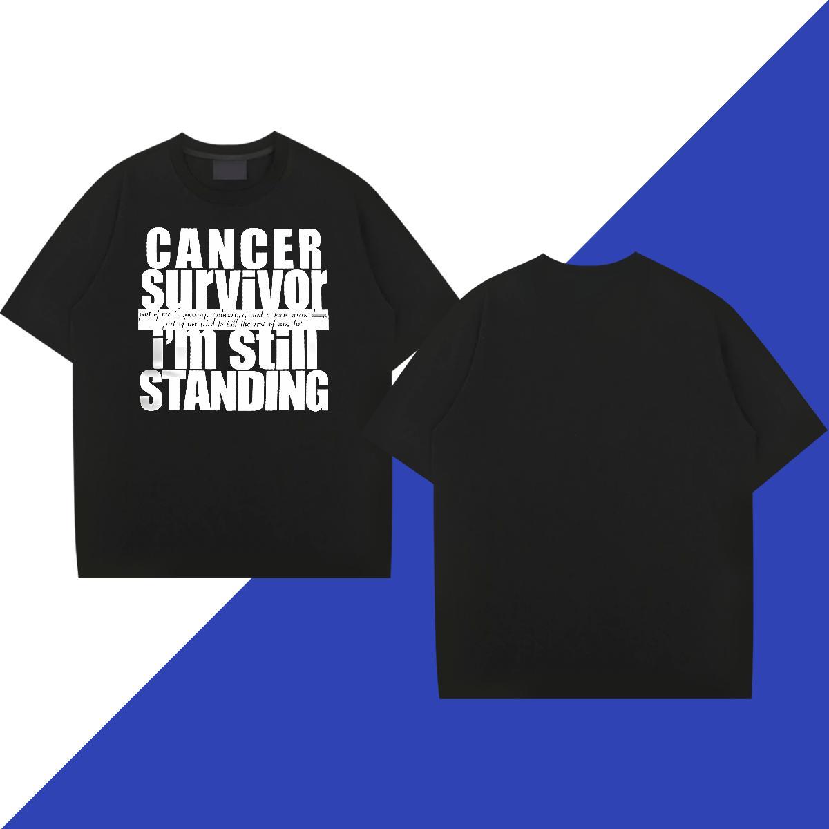 Cool Men Tops Tees Street 100% Cotton 230g DIY Logo Oversized Pure Cotton letter T-Shirts for Men Fashion Casual Top Tees
