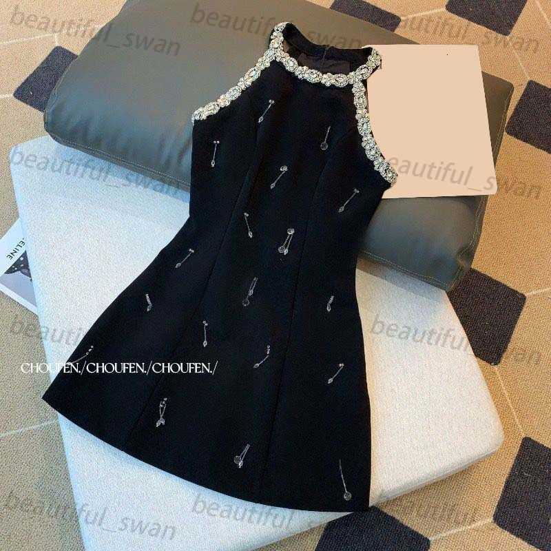 Designer Dresses Womens style small style hanging neck dress summer women's clothing 2024 new style woman new style temperament small skirt