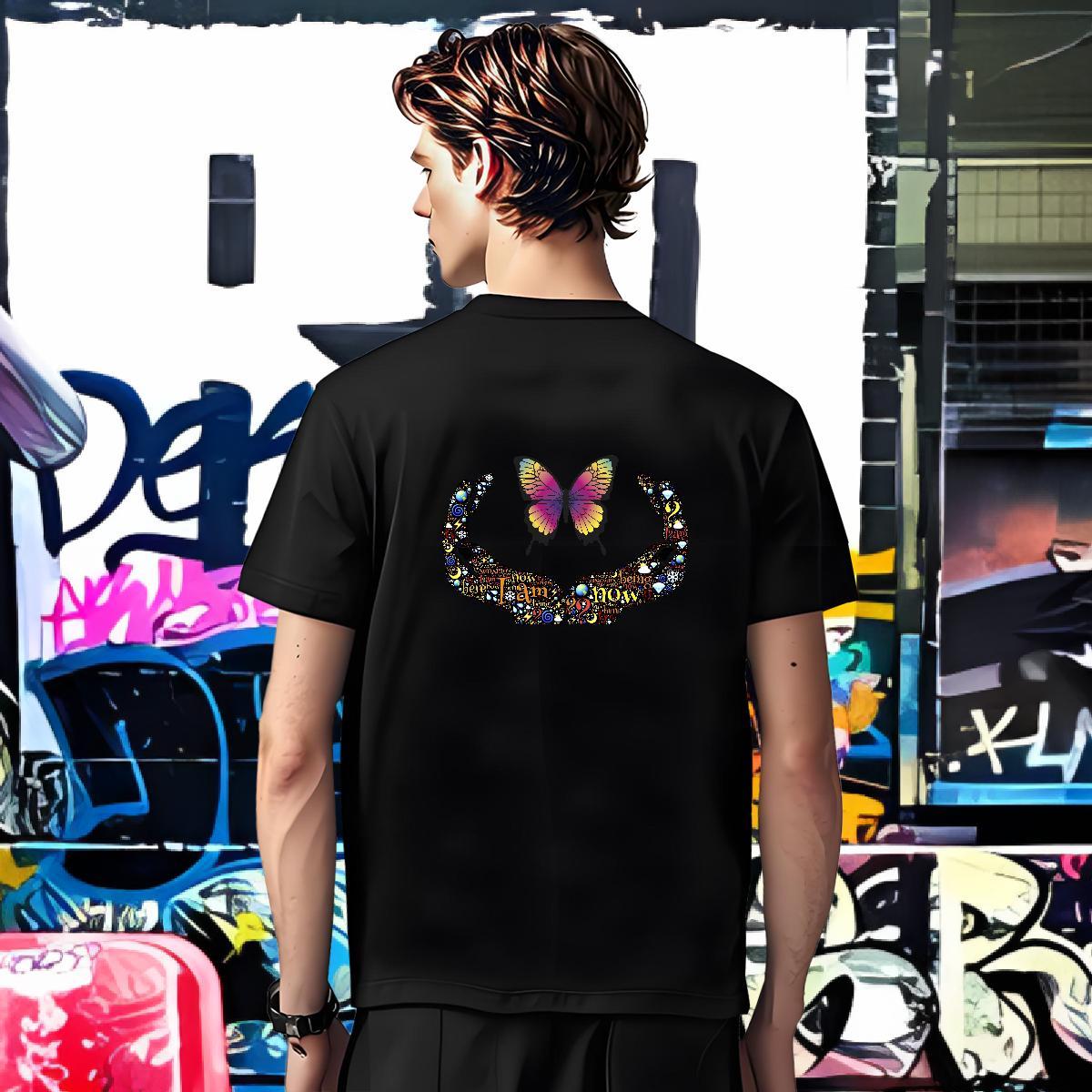 Men T Shirts 230g Pure Cotton hands Street Breathable Crew Neck Customized Print Tshirt for Man Woman Fashion Casual Wholesale Tops