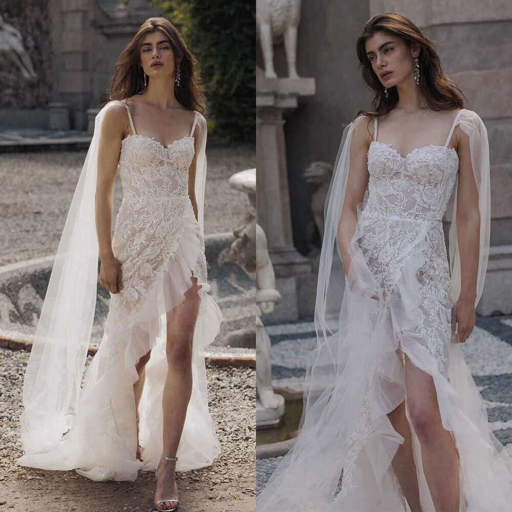 A Modern E Gown Wedding Dresses Sleeveless Wers Pattern Lace Bridal Gowns Big Vestidos De Novia Custom Size Colour S 6660311