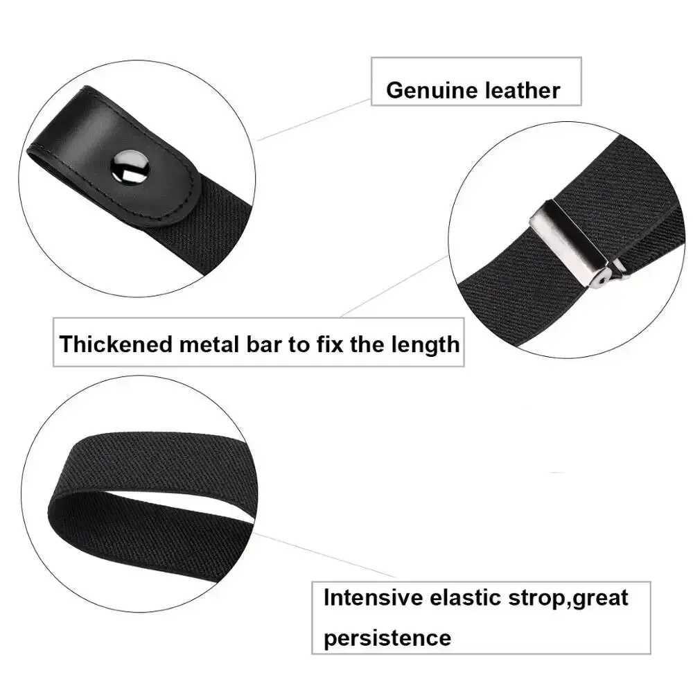 Adjustable elastic waistband with invisible buckle womens jeans dress without buckle W240807