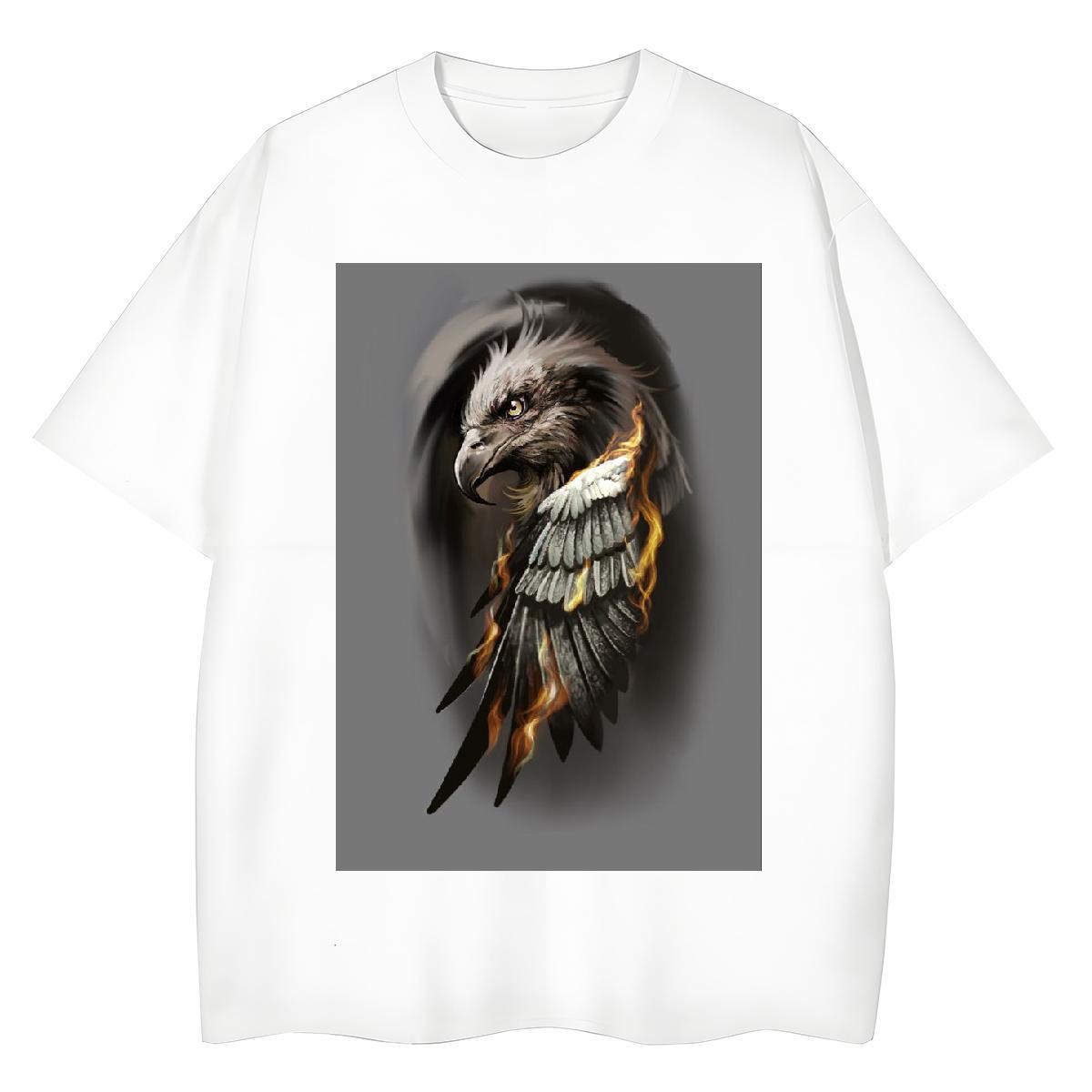 Cool Design Men T Shirts cool Pure Cotton High Street Hip Hop Plus Size Custom 230g 100% Cotton Tshirt for Man Woman Fashion Design Tees