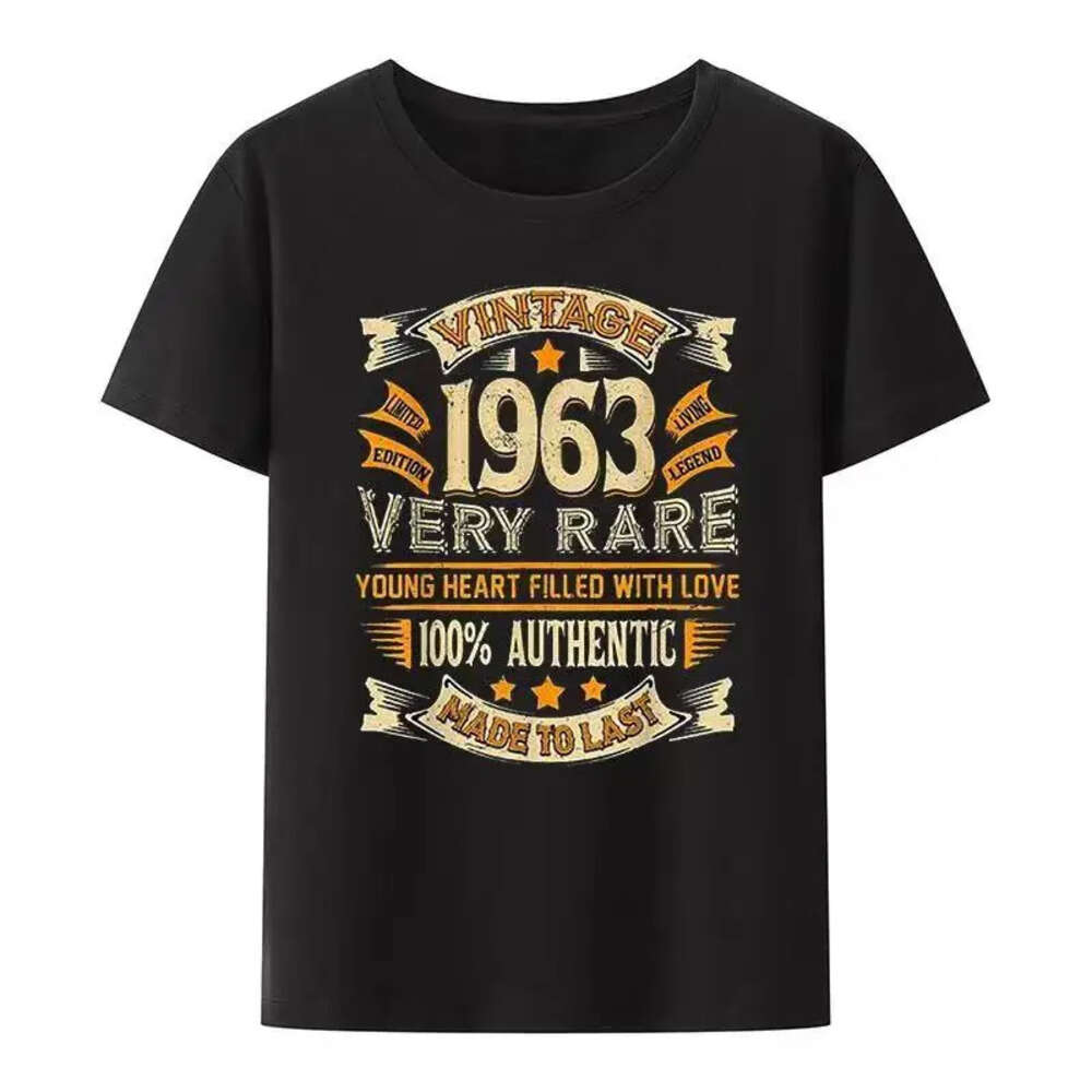 1963 Vintage Very Rare Authentic Made To Last T Shirt Young Heart Filled with Live Casual Print Tee Haruku Streetwear Tops ee ps