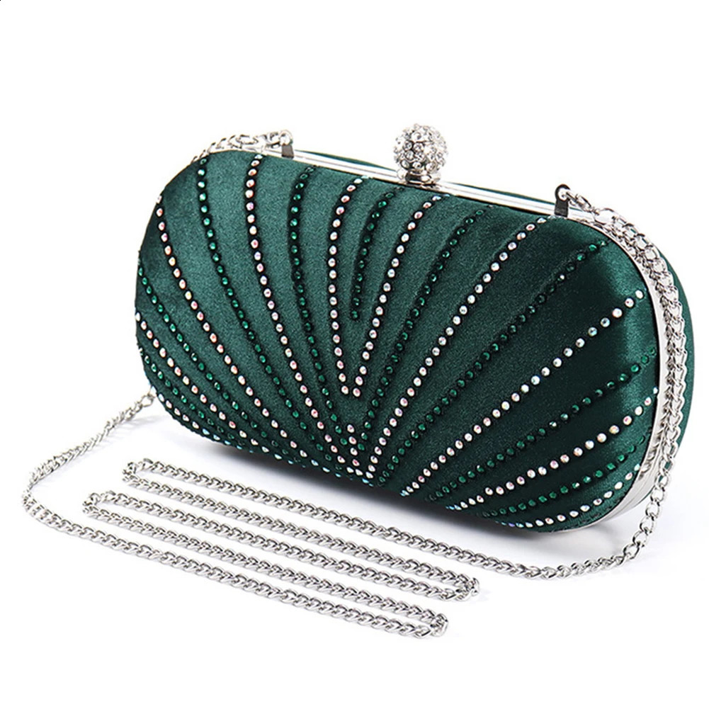 Womens Evening Bag Elegant Shoulder With Buckle MultiPurpose Party Wedding Handbag For AllMatch 240813