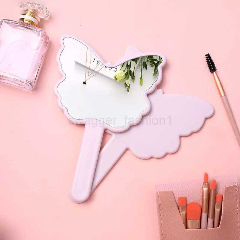 Butterfly Shaped Makeup Mirror Handheld Mirror Portable Eyelash Extension Mirrors Salon Mirrors Makeup AccessoriesXJ240813