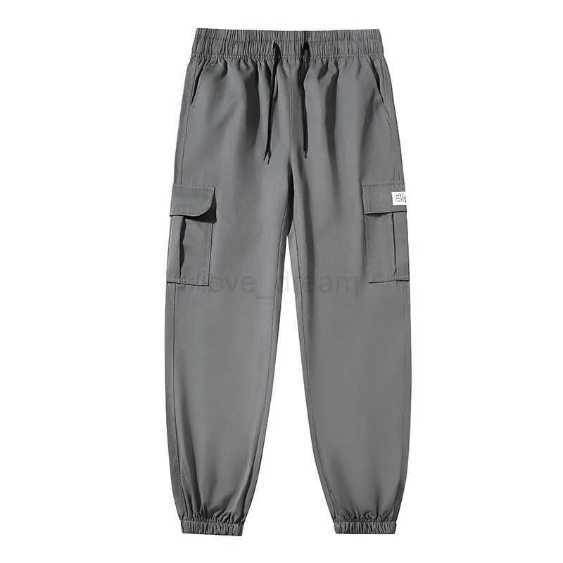 Safari Style L-7XL Mens Joggers Light Thin Sweatpants Cargo Pants Casual Track Pants Quick Dry Sport Trousers With PocketsXJ240813