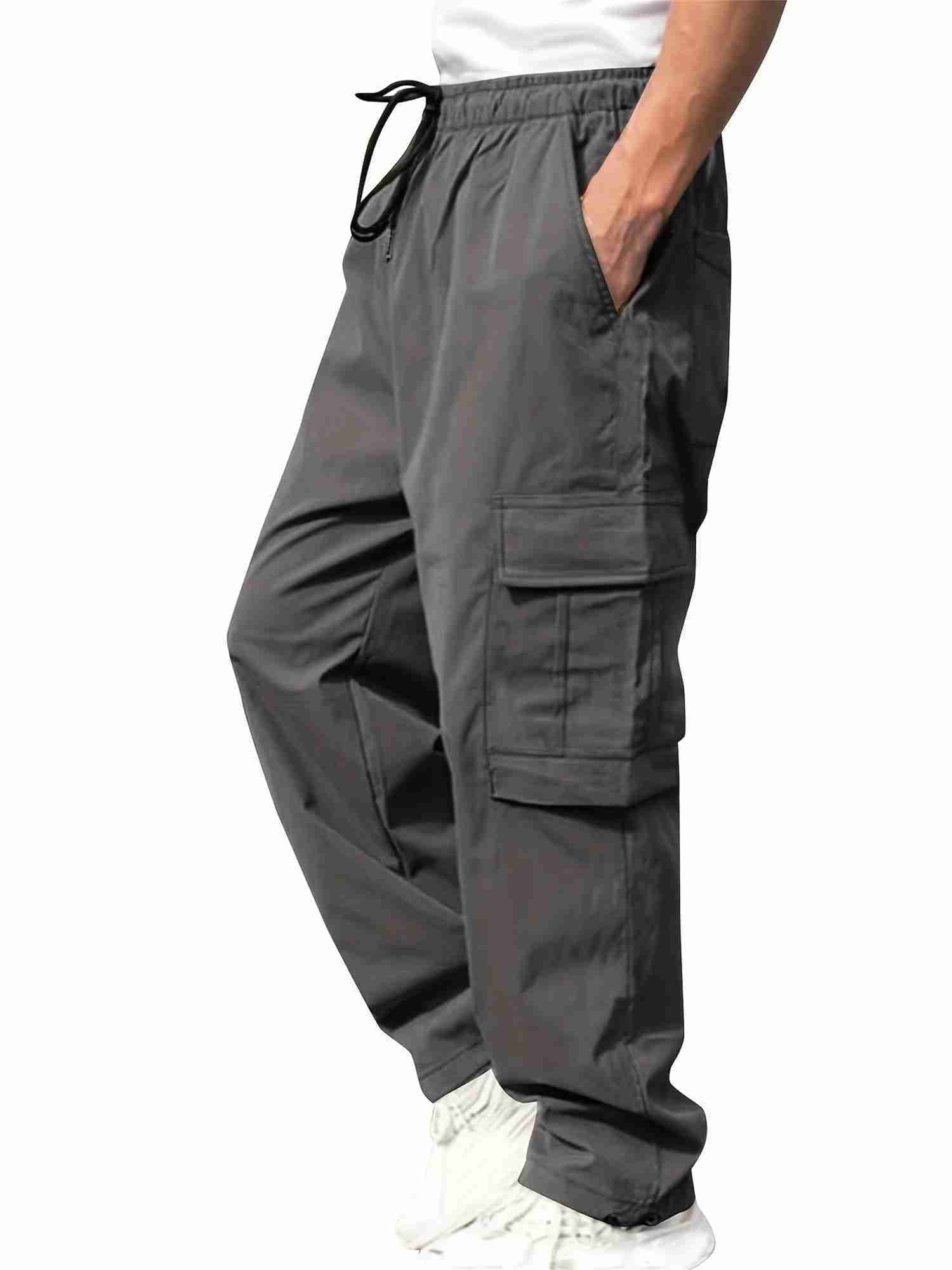 2024 Streetwear Hip Hop Joggers Cargo Pants Men Multi-Pocket Elastic Waist Harem Trousers Male Harajuku Casual Woman SweatpantsXJ240813