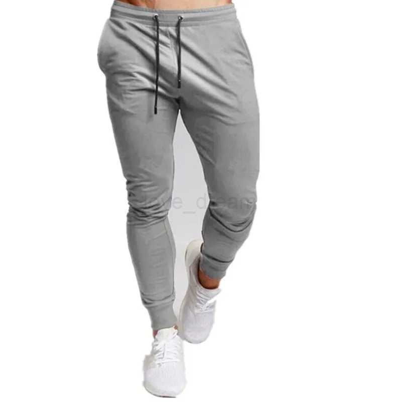Casual Pants Mens Jogger Sweatpants Large Size Elastic Waist Sports Casual Trousers Loose Fitness Clothes Spring Thin SectionXJ240813