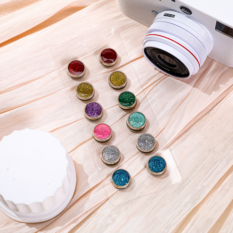 Fashion colored circular strong magnetic buckle scarf shawl buckle brooch pin jewelry