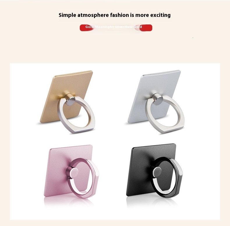 Eco-Friendly Single-Handed Smartphone Accessory Ergonomic Design, Convenient Ring Grip & Swivel Feature