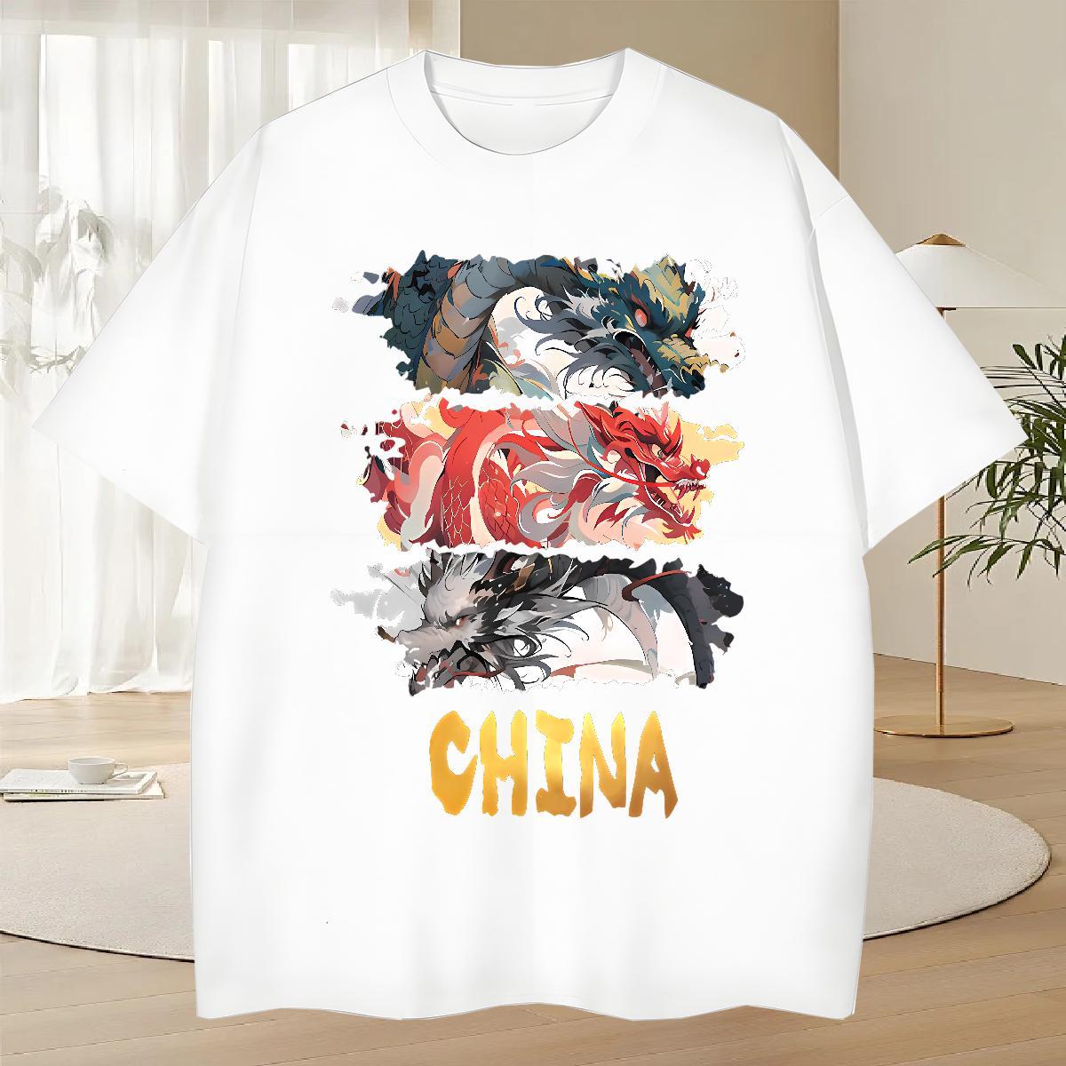 Wholesale Tshirts Street wear Hip Hop 230g Pure Cotton Custom Printing Short Sleeve Soft T-Shirts for Men 2024 New Tops Tees