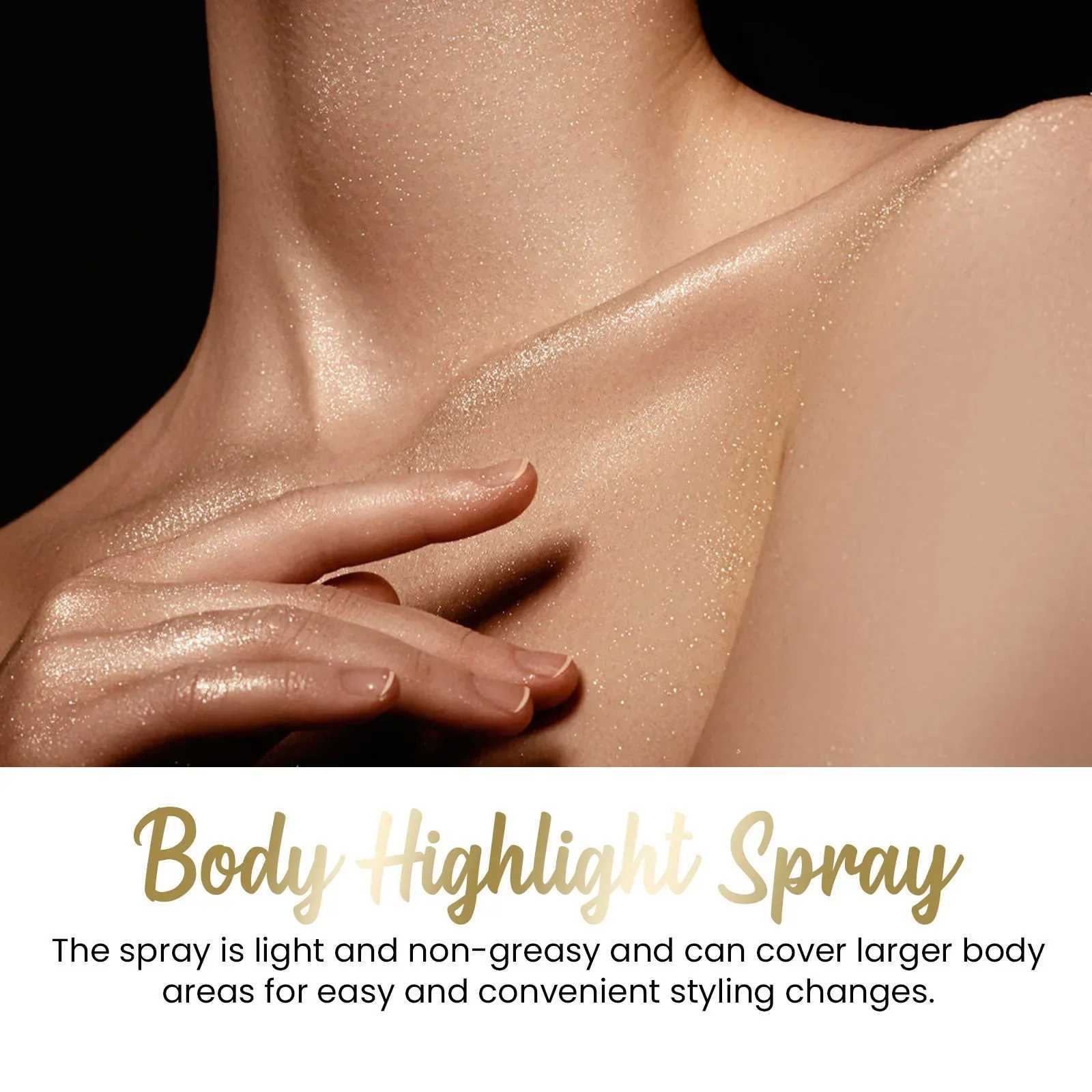 30ml Jayswing Body Flash spray Night Club Party Skin Clavicle Starlight Multi color Body Flash spray W240812