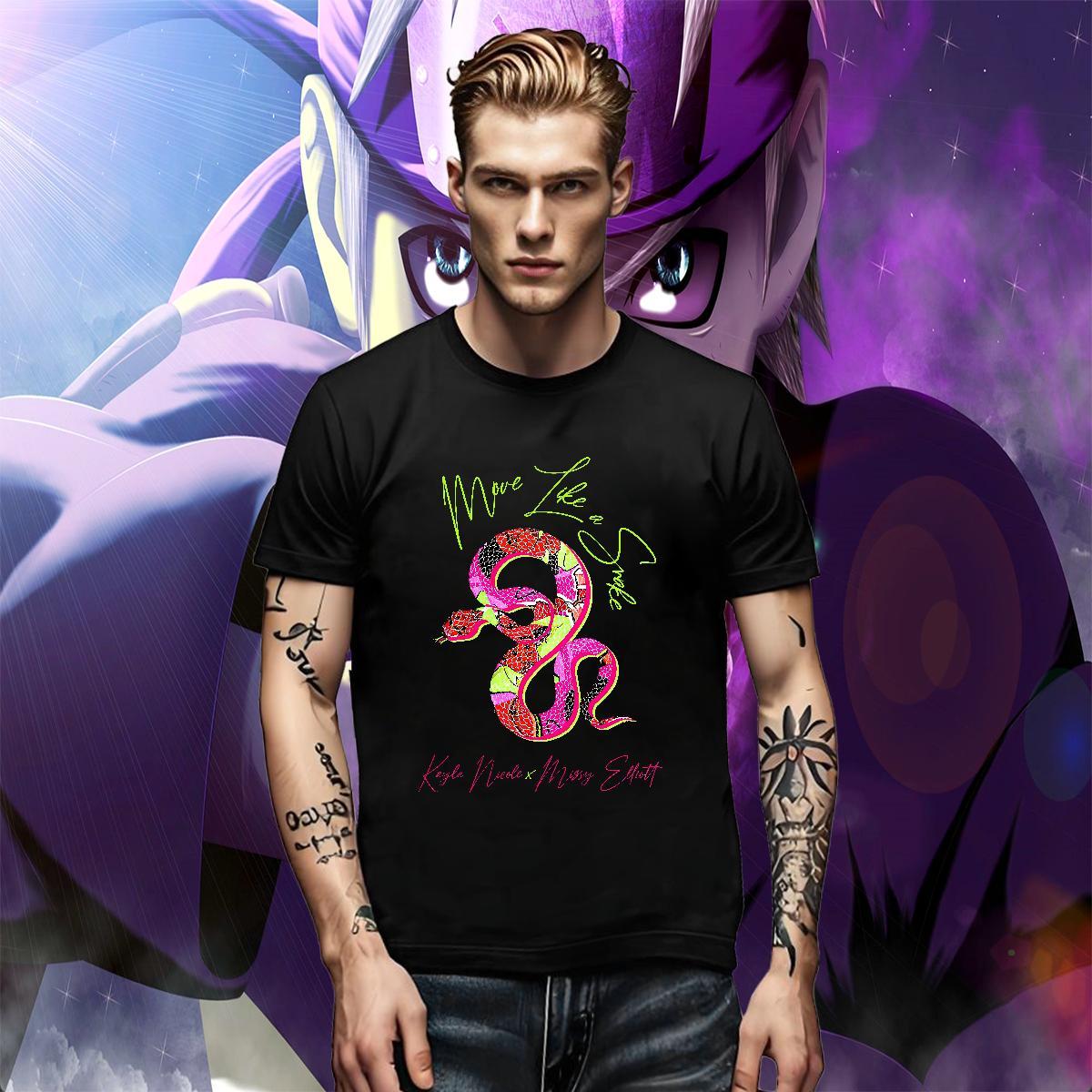 Unisex Couples T Shirts Street 230g Pure Cotton DIY Printed Breathable Short Sleeve snake Men T Shirts 2024 DIY Polos