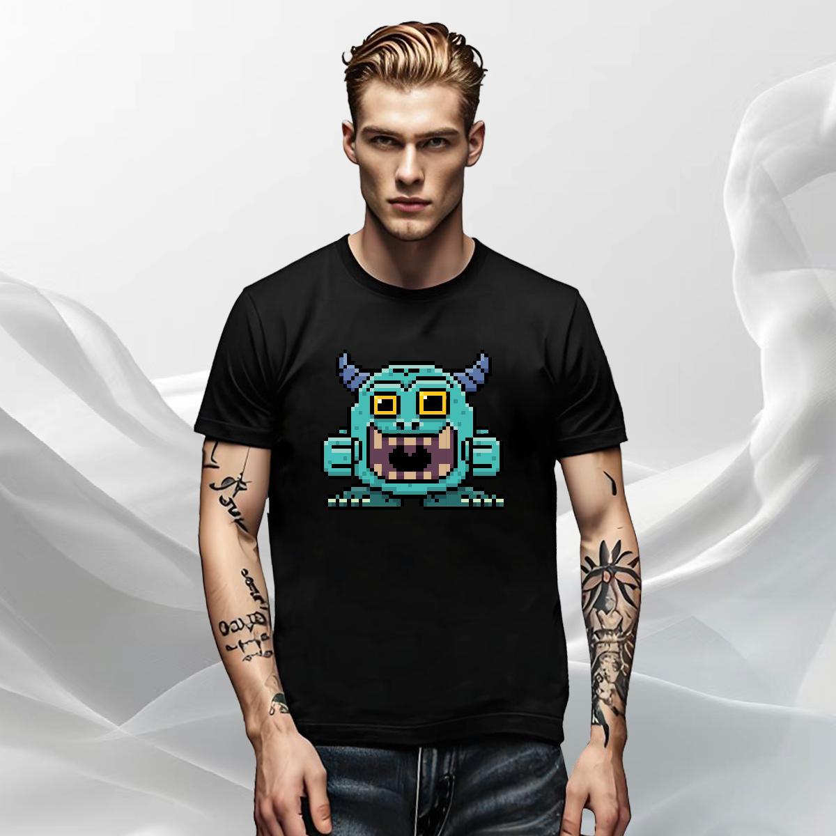 Classic Men Tops Tees Anime Printing Street 230g Cotton DIY Printed Breathable ET T Shirts Men Designer Tshirts