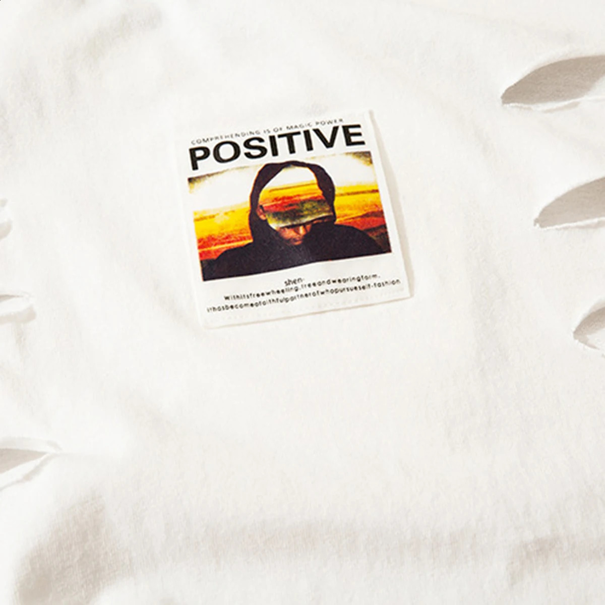 Oversized Hip Hop Ripped T Shirts Distressed Harajuku Streetwear Black T-shirts Men Summer Fashion Cotton Top Tees 240812