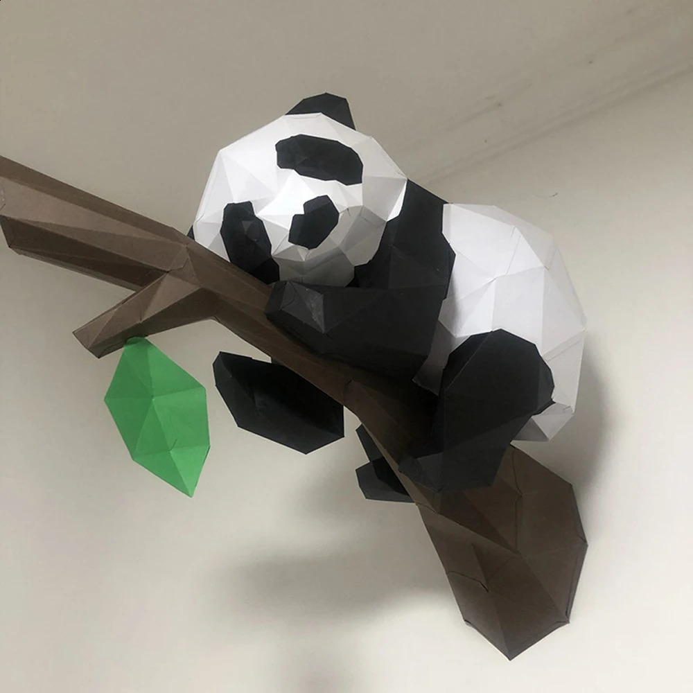 68100cm Dupin 3D animal sculpture paper model DIY handmade process diagram bedroom living decoration room 240812