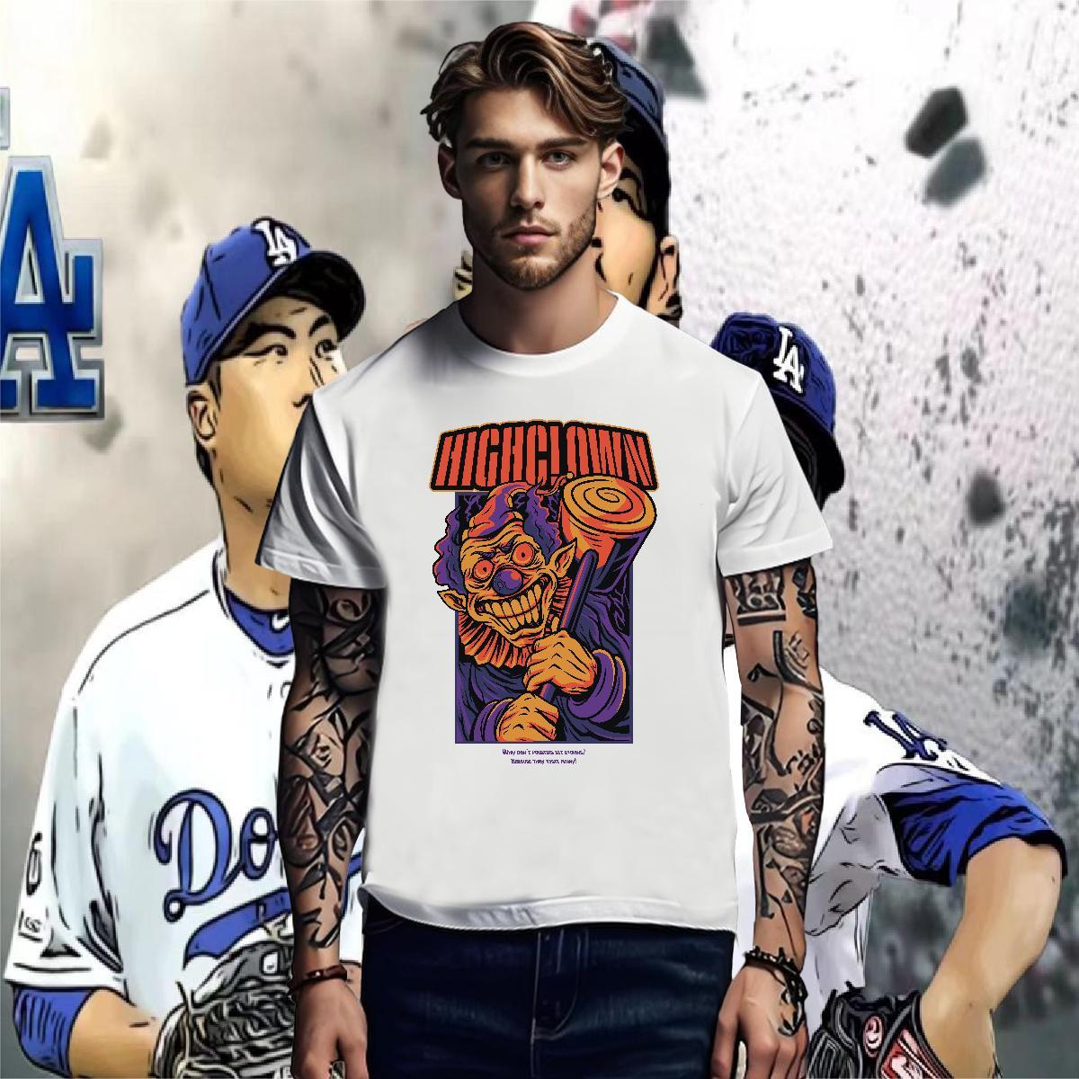 T Shirts Men 230g Pure Cotton portrait Casual Breathable Short Sleeve Custom Print Plus Size Couples T Shirts 2024 Popular Tshirts