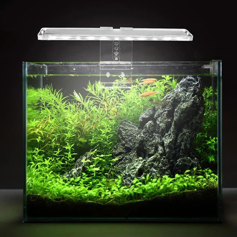 Aquarium Lamp LED Plant Light Fits Tanks Aquatic Lamp Aquarium Bracket Light 240812