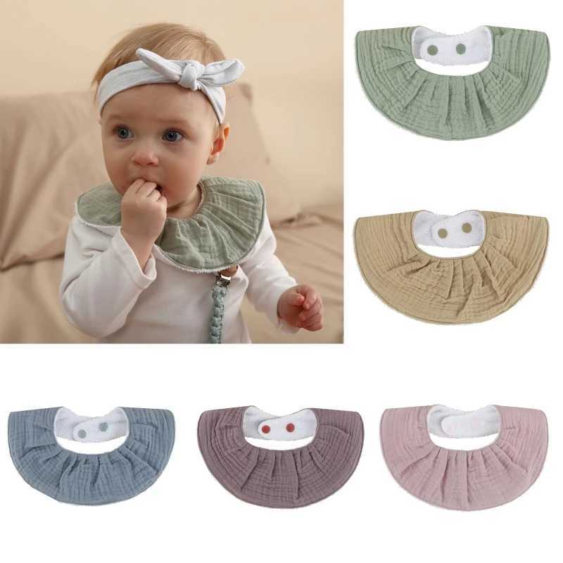 Bibs Burp Cloths Baby Feeding Drool Bib Collar Decoration Saliva Towel Soft Cotton Scarf Burp Cloth for Newborn Toddler G99CL4812