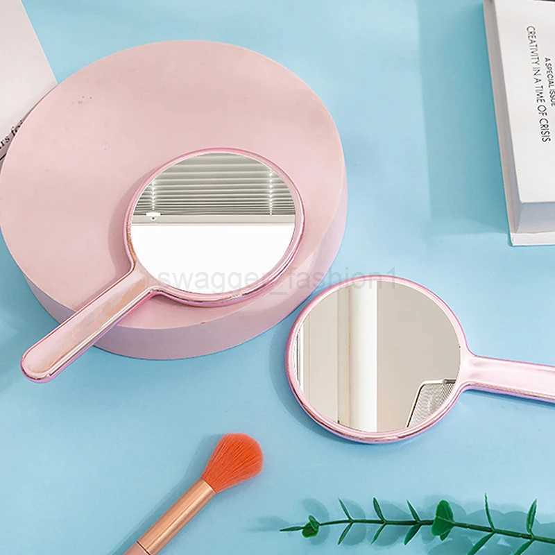 Portable Circular Cosmetic Mirror Mini Hand-Held Desktop Cosmetic Makeup Mirror Travel Portable Women Beauty Mirror For HandbagXJ240813