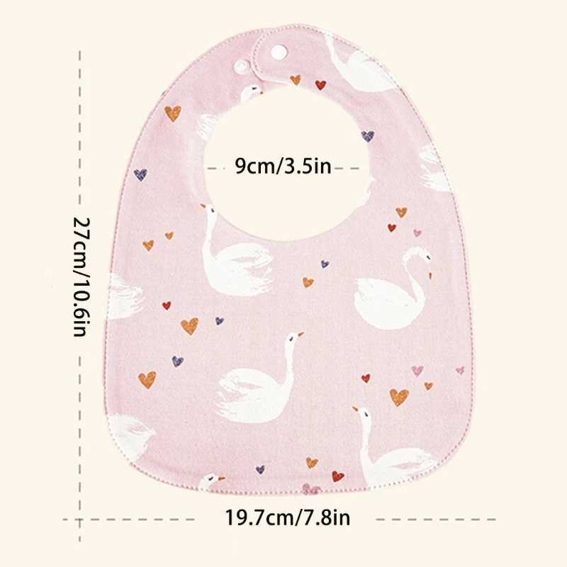 Bibs Burp Cloths New Waterproof Baby Bibs Cute Printed Newborn Saliva Towel Burp Cloths U-shape Baby Feeding Drooling Bib Baby AccessoriesL4812