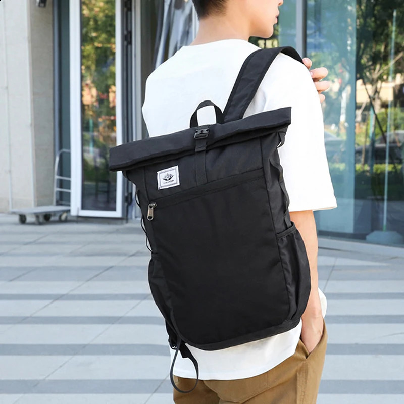 Outdoor Foldable Backpack Mens Ultra Light Travel Hiking Day Bag 25L Waterproof Camping Womens School Sports 240813