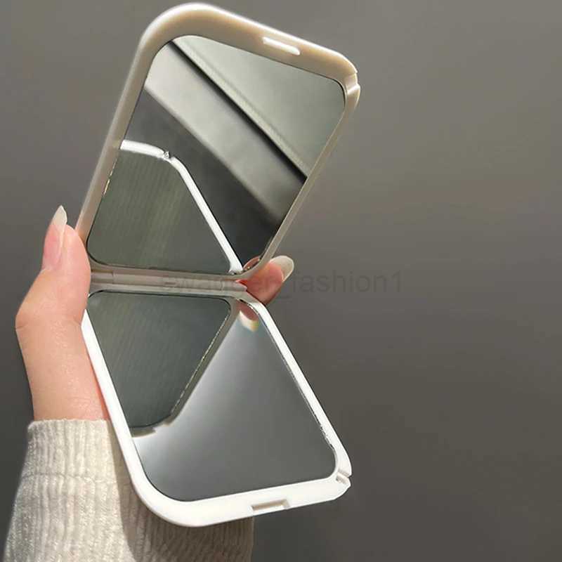 Fireworks Portable Folding Makeup Mirror Portable Pocket Mirror Women Rectangle Cosmetic Make Up Mirror For Tools VanityXJ240813