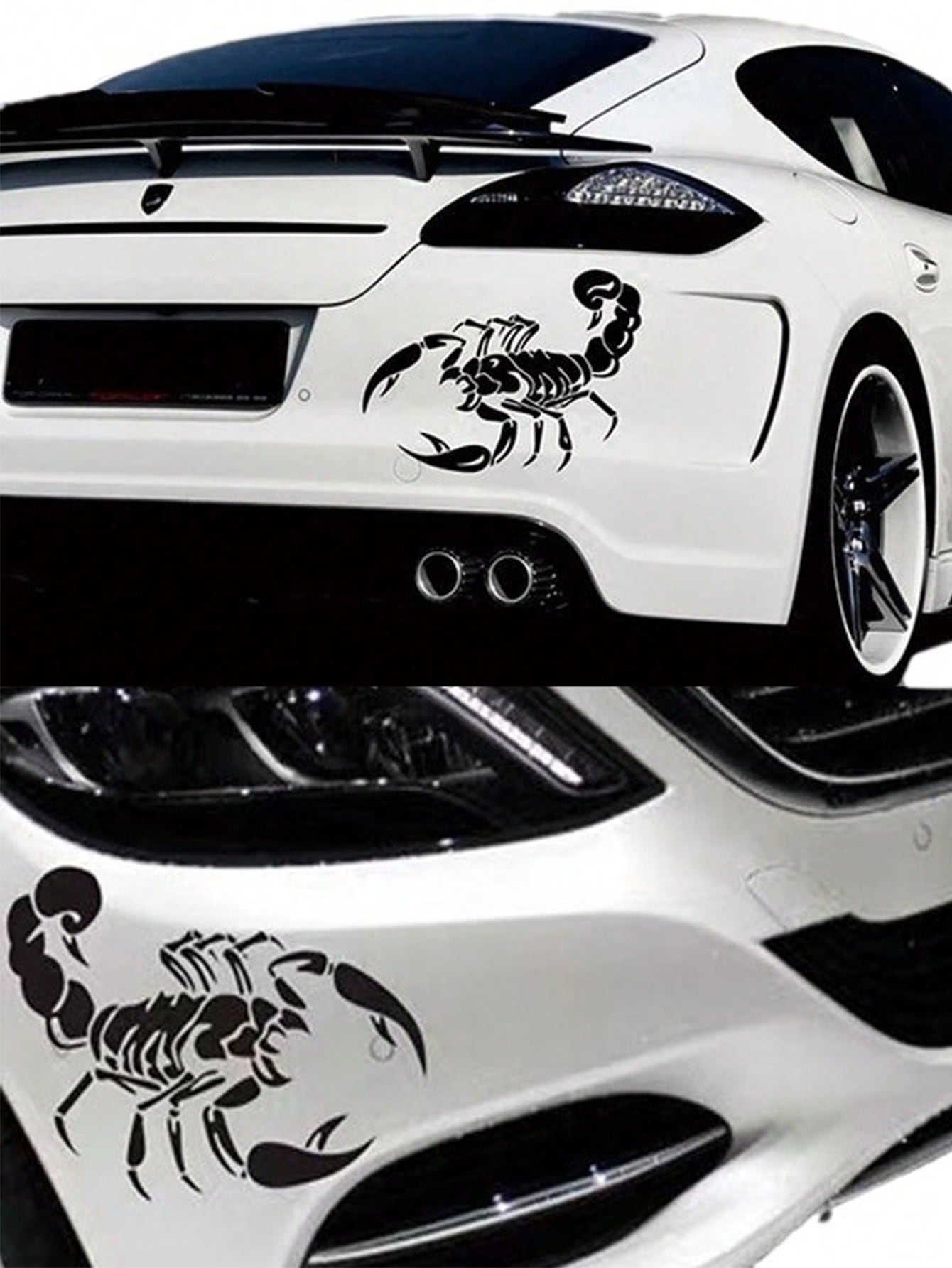 Large car stickers personalized car body stickers reflective film engraved Scorpion King door hood stickers