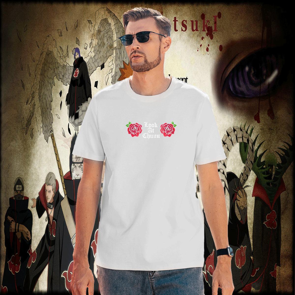 Loose Fit letter T-Shirts for Men Street wear Hip Hop Men Tshirts 230g Cotton DIY Breathable Short Sleeve Cartoon Print Clothes