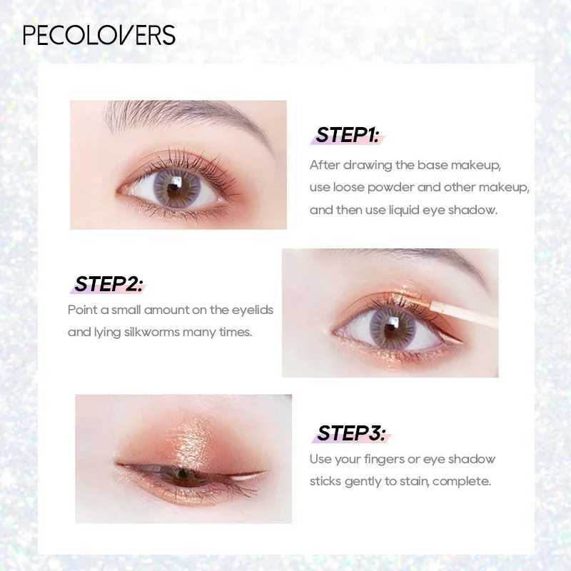 1 piece of eye shadow shimmer and shiny waterproof sequin liquid glitter high gloss eyeliner party cosmetics W240812