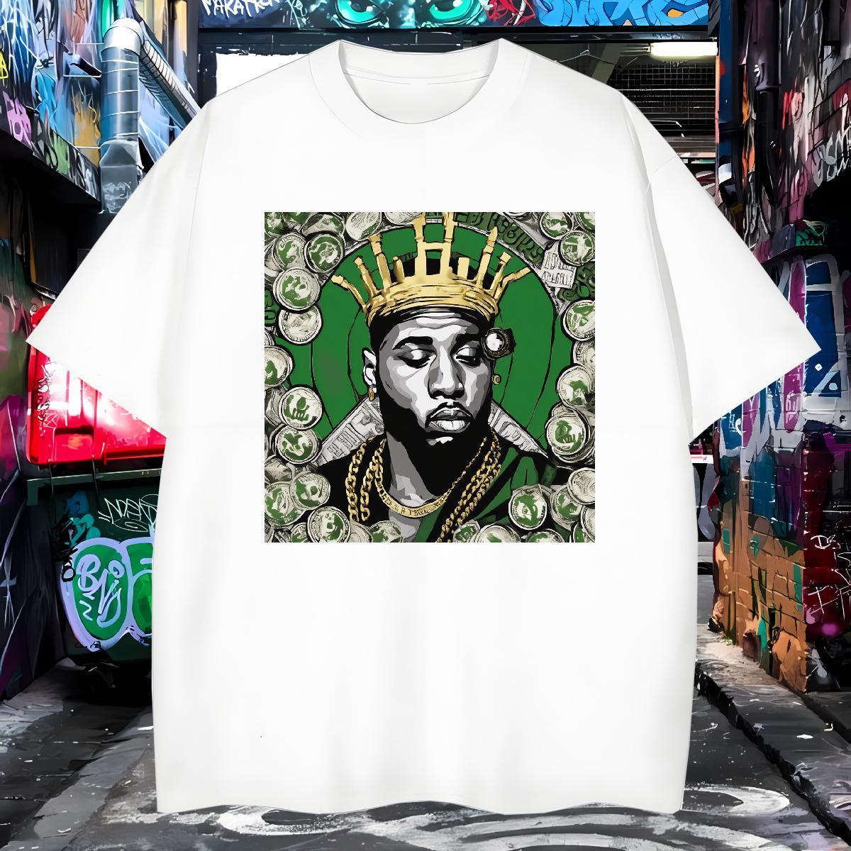 Designer cash Mens T Shirts Street wear Hip Hop Men Tops Tees 100% Cotton 230g 2024 Breathable Crew Neck Custom Printed Tee Shirt