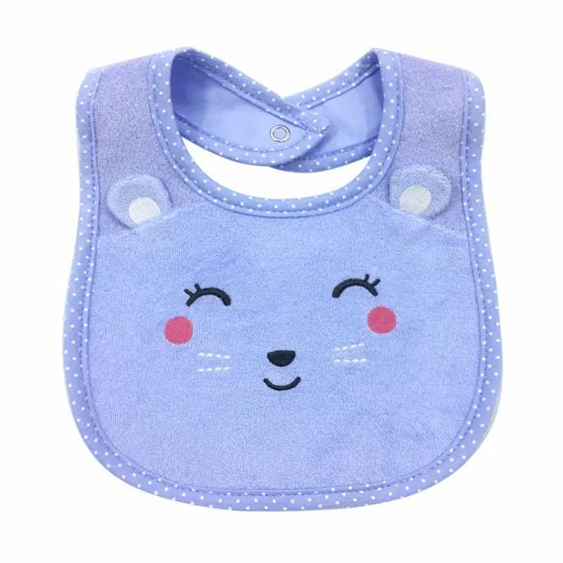 Bibs Burp Cloths Baby Bibs Cute Cartoon Pattern Toddler Baby Waterproof Saliva Towel Cotton Fit 0-3 Years Old Infant Burp ClothsL4812