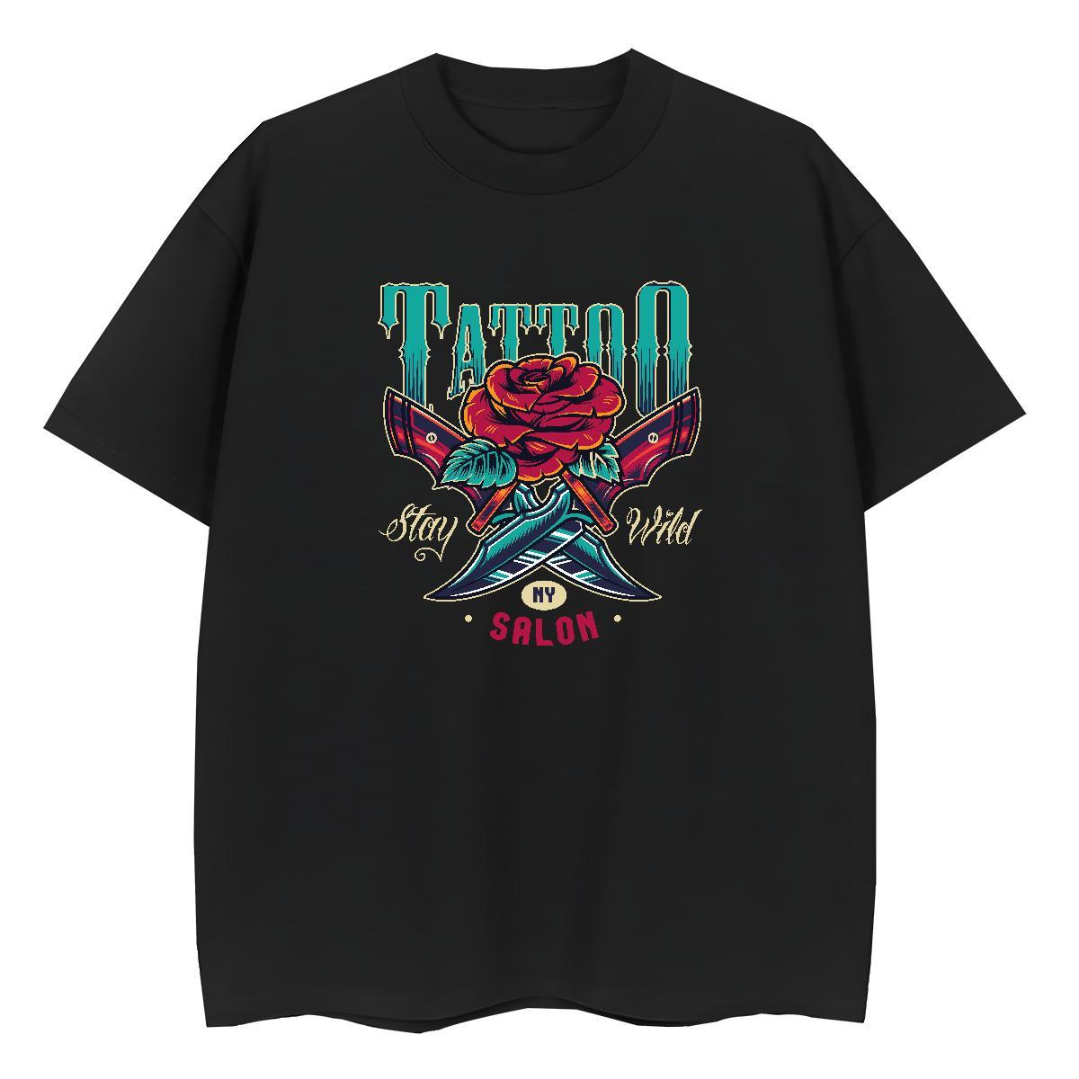 Cool Tshirt for Man Woman Street wear Hip Hop 230g Cotton Graphic Breathable tool T-Shirts for Men 2024 Summer Top Tees