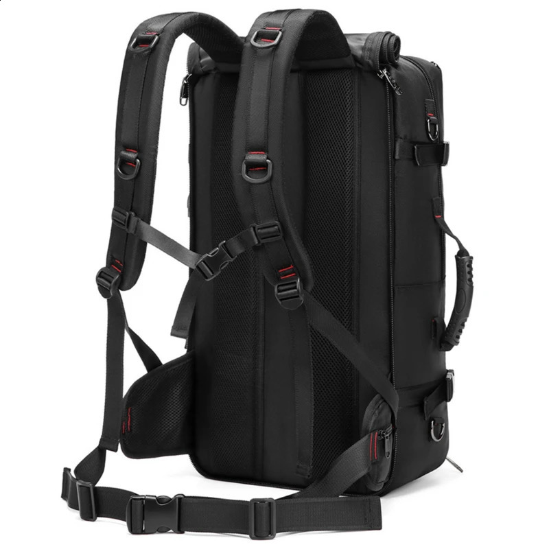 Mens travel bag backpack large capacity luggage multifunctional waterproof outdoor hiking 240813