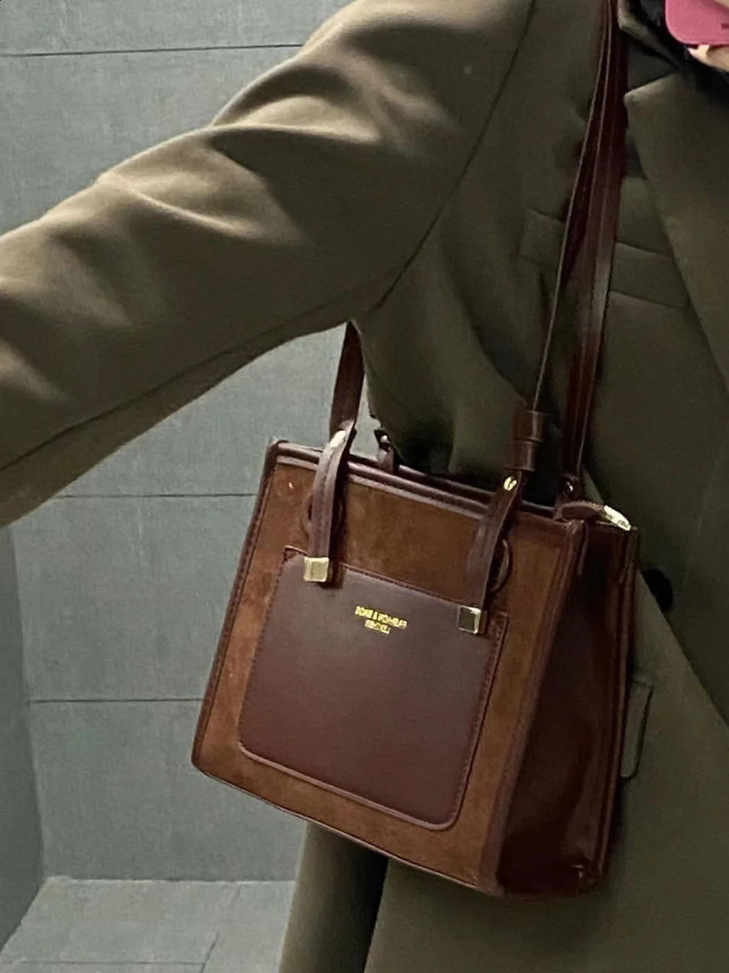 JIAERDI Vintage Square Messenger Bag Women Leather Casual Large Capacity Y2k Handbag Ladies Harajuku Brown Shoulder Tote Bags 240813