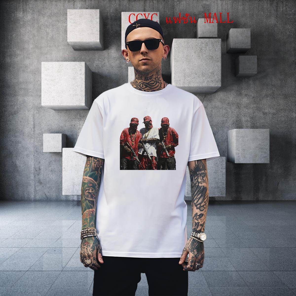 High Quality character T shirt Street Wear Couples T Shirts 230g 100% Cotton 2024 New O-Neck Short Sleeve Skull Tshirts
