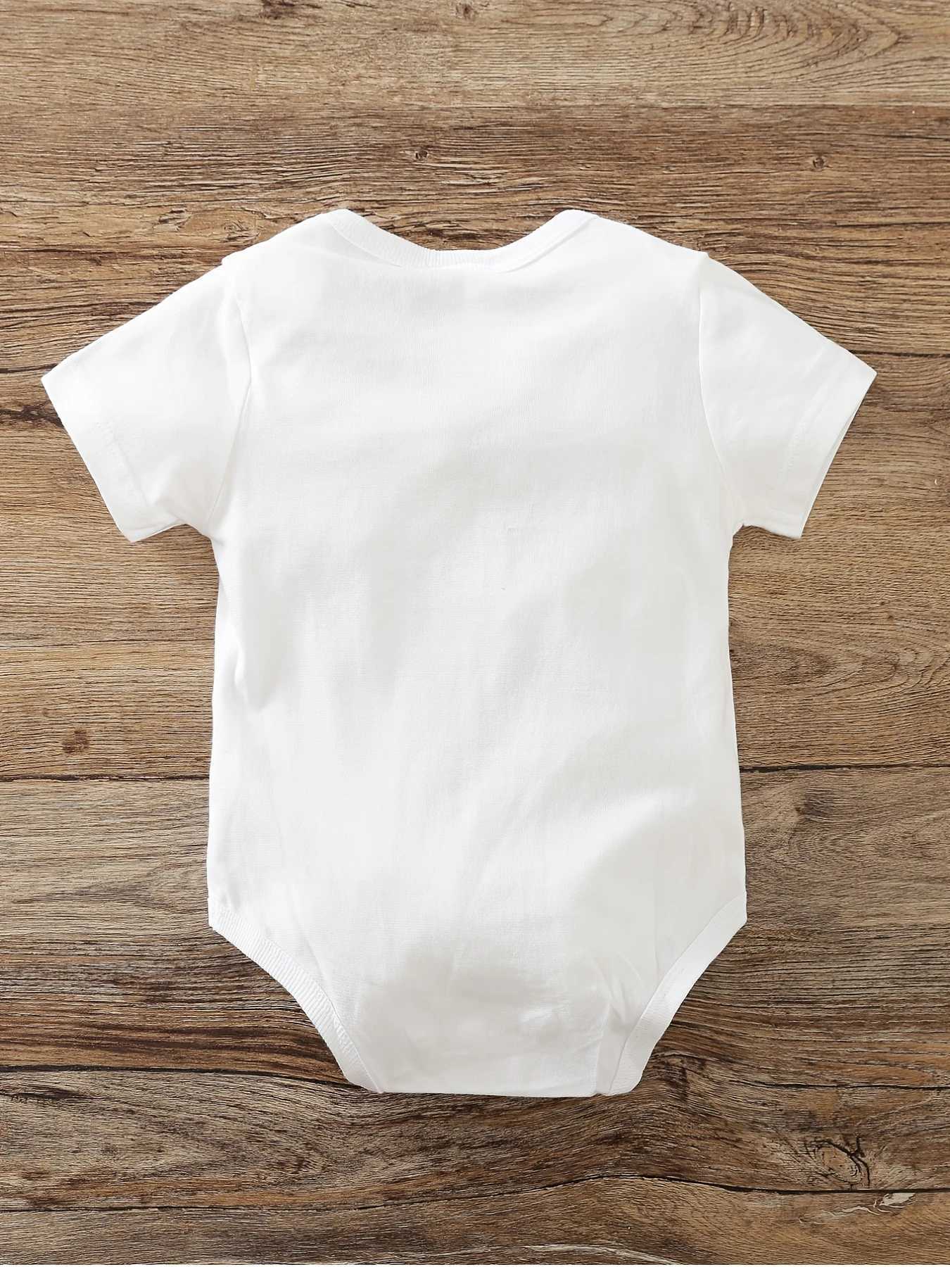 Home>Bestsellers>Loose Newborn Hoodies>White 100 Cotton Clothes>Dads Little Girl Letter>Minimalist Baby Onesie Four Seasons W240812