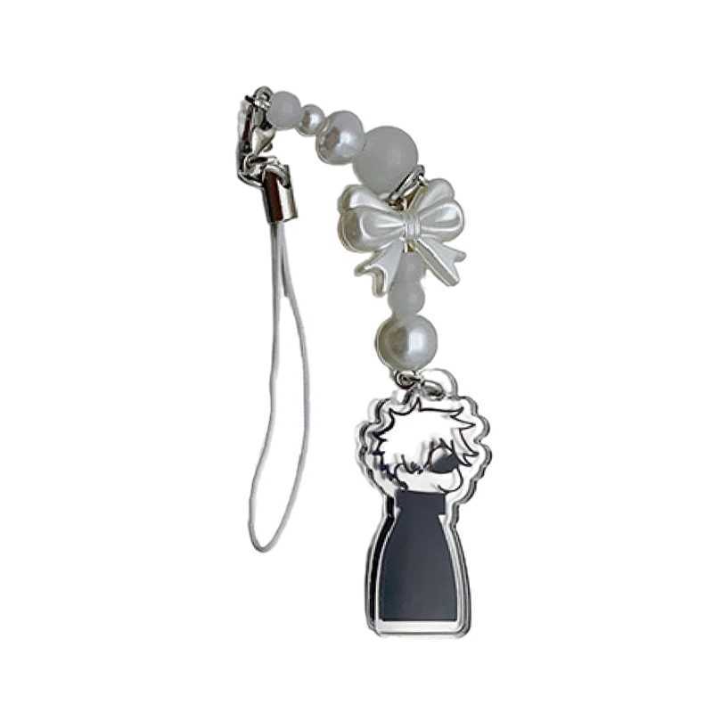 Anime Jujutsu keychain role-playing Geto Suguru Satoru Gojo matching JJK mobile charm accessories pendant keychain bag decoration jewelry W240808