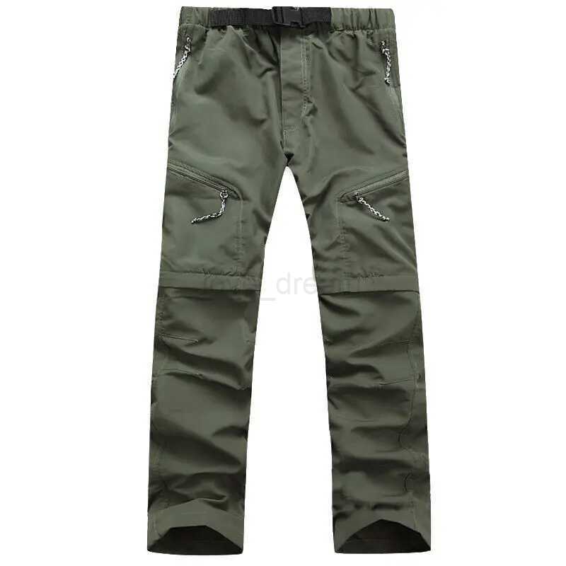 Mens Fashion Convertible Quick Dry Zip Outdoor Hiking Pants Jogging Running Breathable Trousers ShortsXJ240813