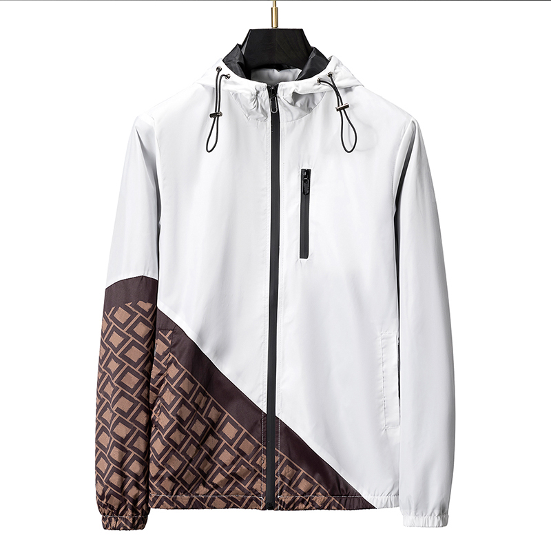 Mens Windbreakers Jackets Lightweight Outdoor Protective Coats hooded Jacket