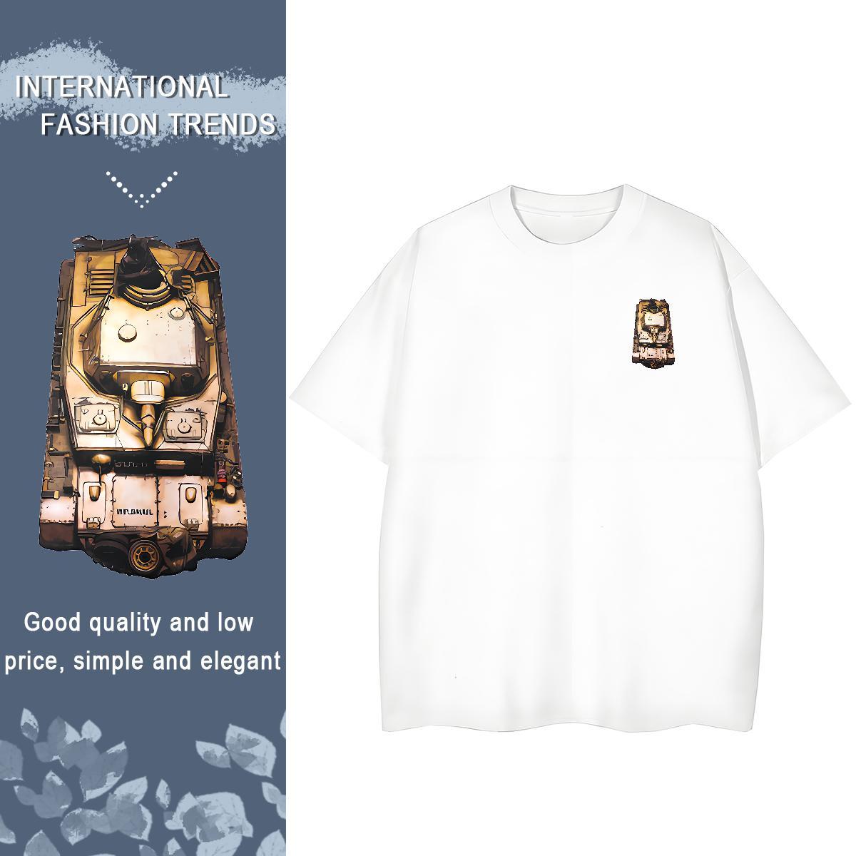 Mens T Shirts 230g Pure Cotton tank Spring Summer Breathable Short Sleeve Oversized 4XL Men Tshirts 2024 Summer Designer Tee Shirt